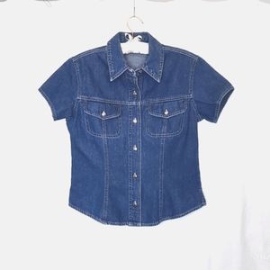 Denim Button Down Shirt